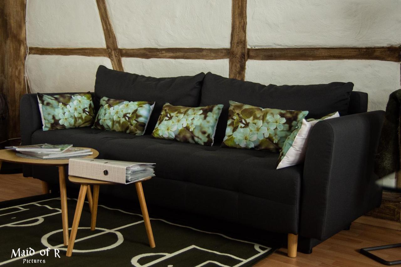 Hof Vierzehnender Im Hohen Venn - 70Qm Fachwerk-Studio - Grosses Wohn-Schlafzimmer Mit Dachterrasse Und Kaminofen - Separate Kueche - Perfekt Fuer Paare - Monschau - Eifel - Hunde Willkommen - Islandpferde Eksteriør bilde