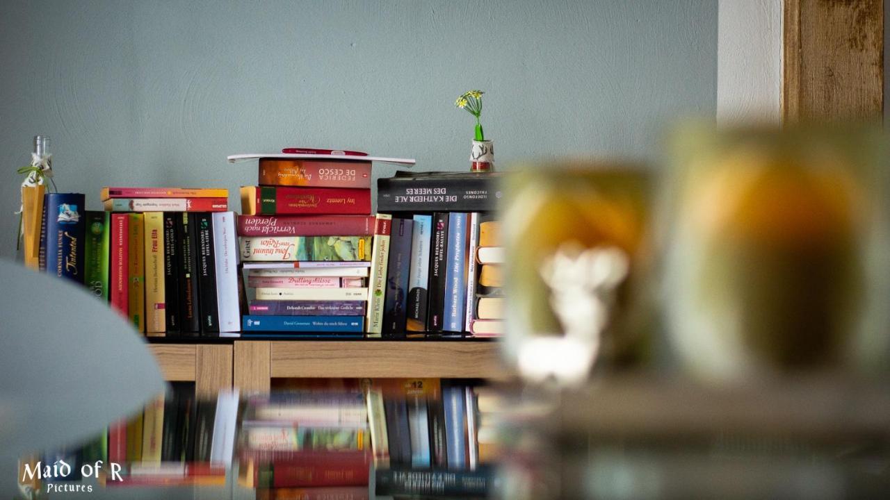 Hof Vierzehnender Im Hohen Venn - 70Qm Fachwerk-Studio - Grosses Wohn-Schlafzimmer Mit Dachterrasse Und Kaminofen - Separate Kueche - Perfekt Fuer Paare - Monschau - Eifel - Hunde Willkommen - Islandpferde Eksteriør bilde