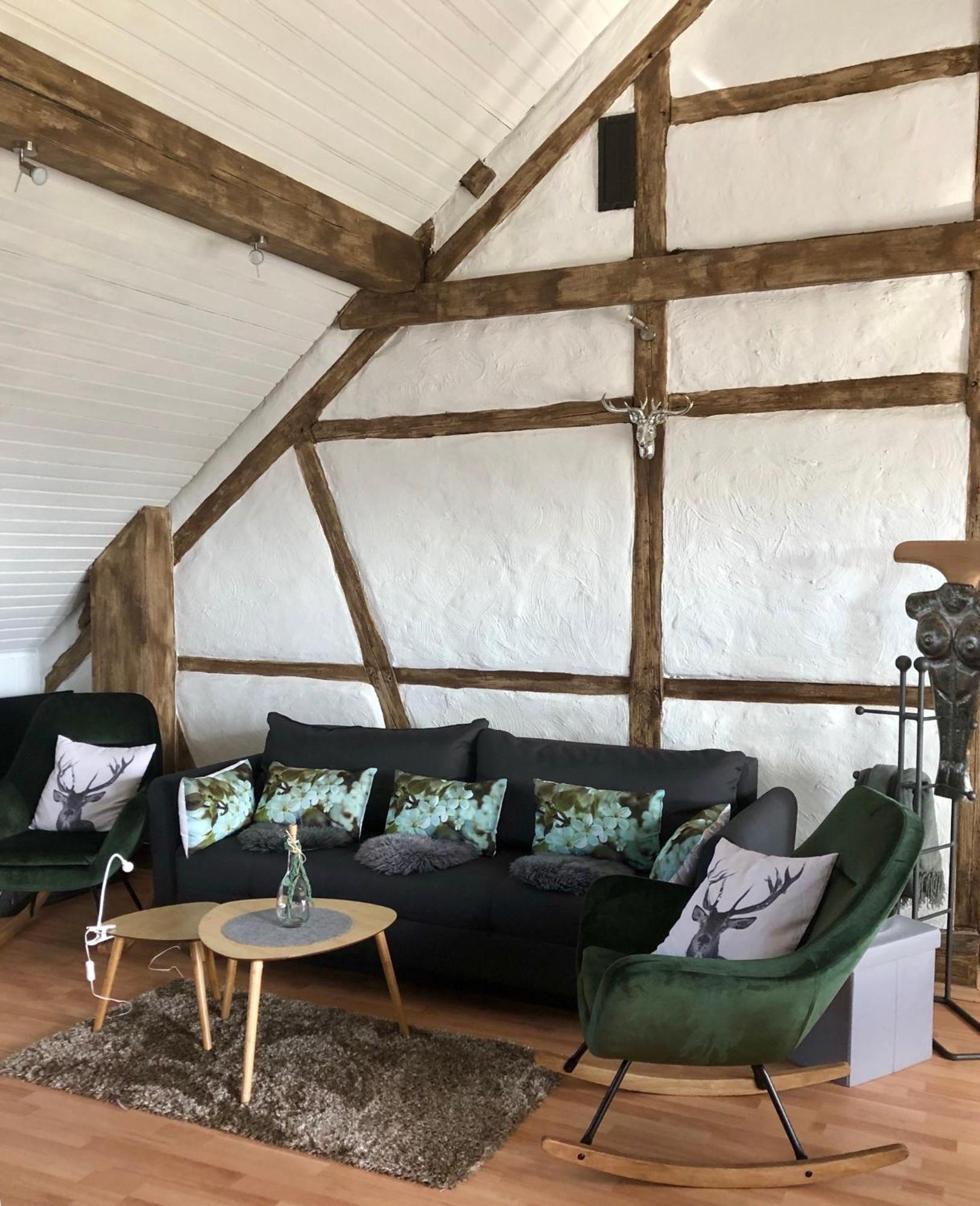 Hof Vierzehnender Im Hohen Venn - 70Qm Fachwerk-Studio - Grosses Wohn-Schlafzimmer Mit Dachterrasse Und Kaminofen - Separate Kueche - Perfekt Fuer Paare - Monschau - Eifel - Hunde Willkommen - Islandpferde Eksteriør bilde